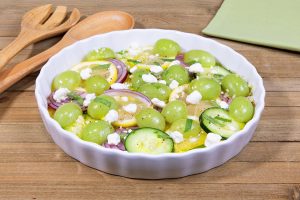 Pretty Croatian Inspired Fresh Grape Summer Salad