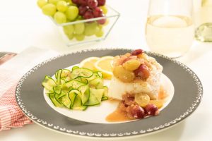 White Fish With Grapes